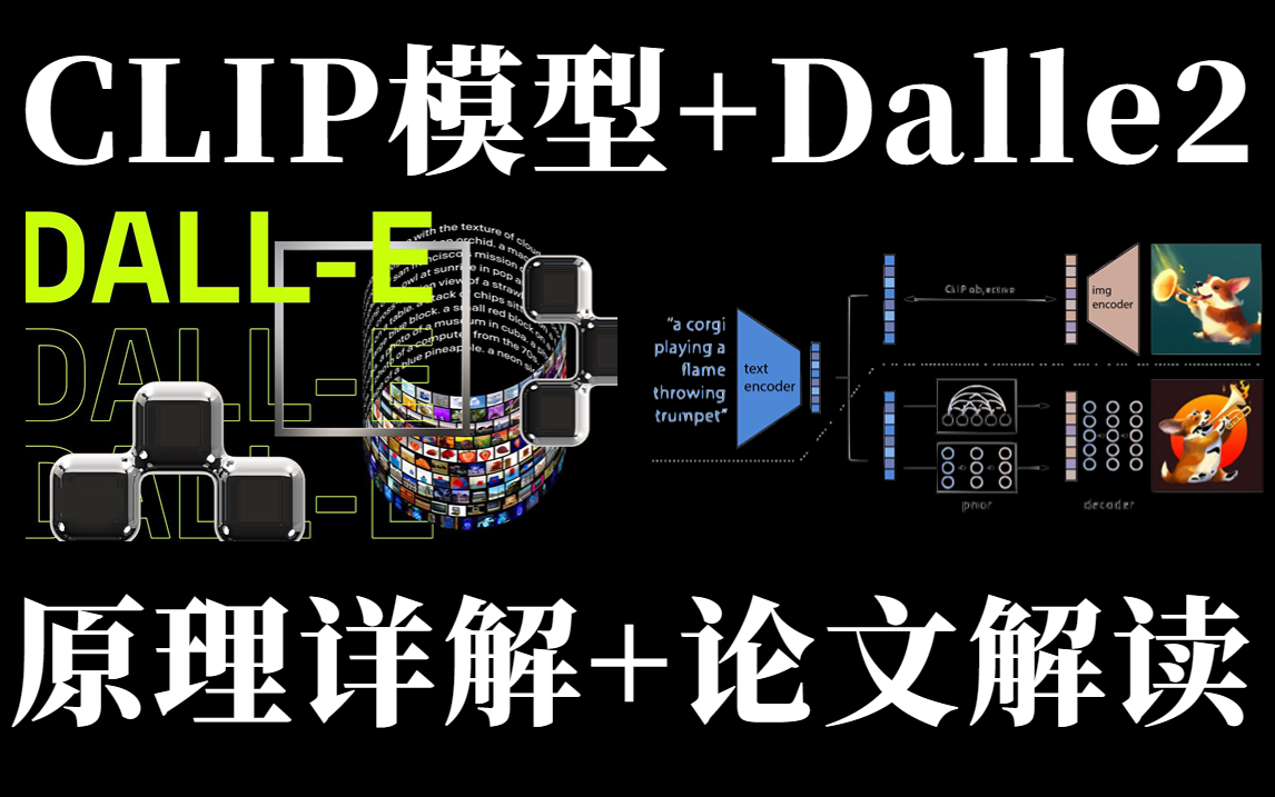 颠覆想象的AI绘画！神仙级Openai神器【CLIP模型+Dalle2建模分析】为多模态带来了哪些革命？计算机博士4小时精讲Openai CLIP原理详解+论文