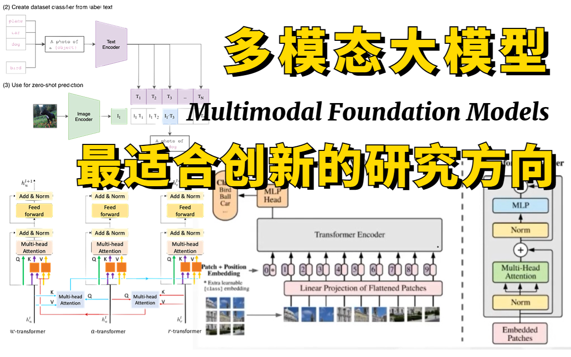 2023年最新！目前最先进的多模态原理详解+大模型！北大卢菁带你2小时带你搞定多模态！—NLP自然语言处理/深度学习