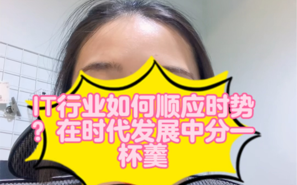 IT行业如何逃离内卷，顺应历史发展的潮流？选择大于努力