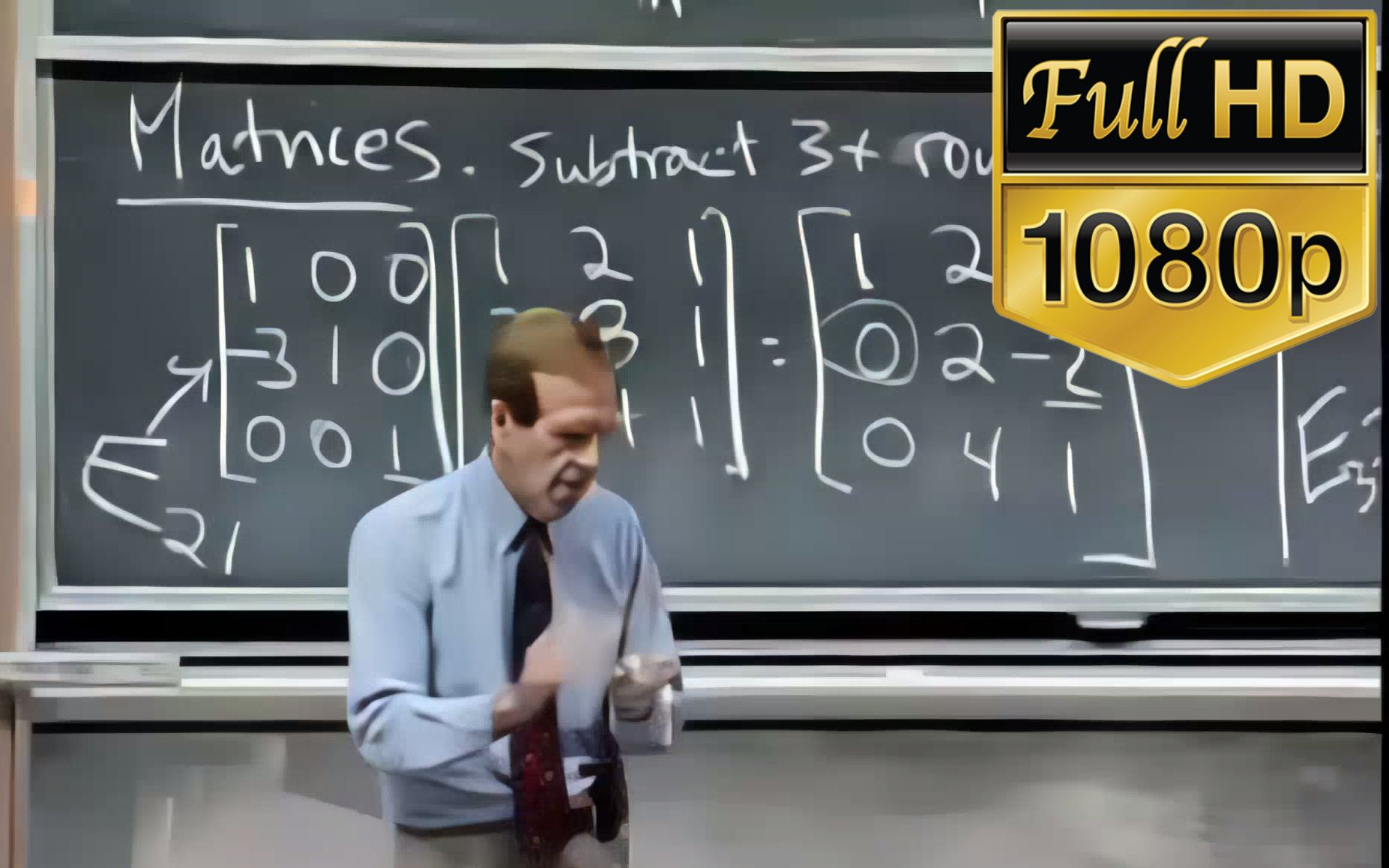 麻省理工学院 - MIT - 线性代数（我愿称之为线性代数教程天花板）