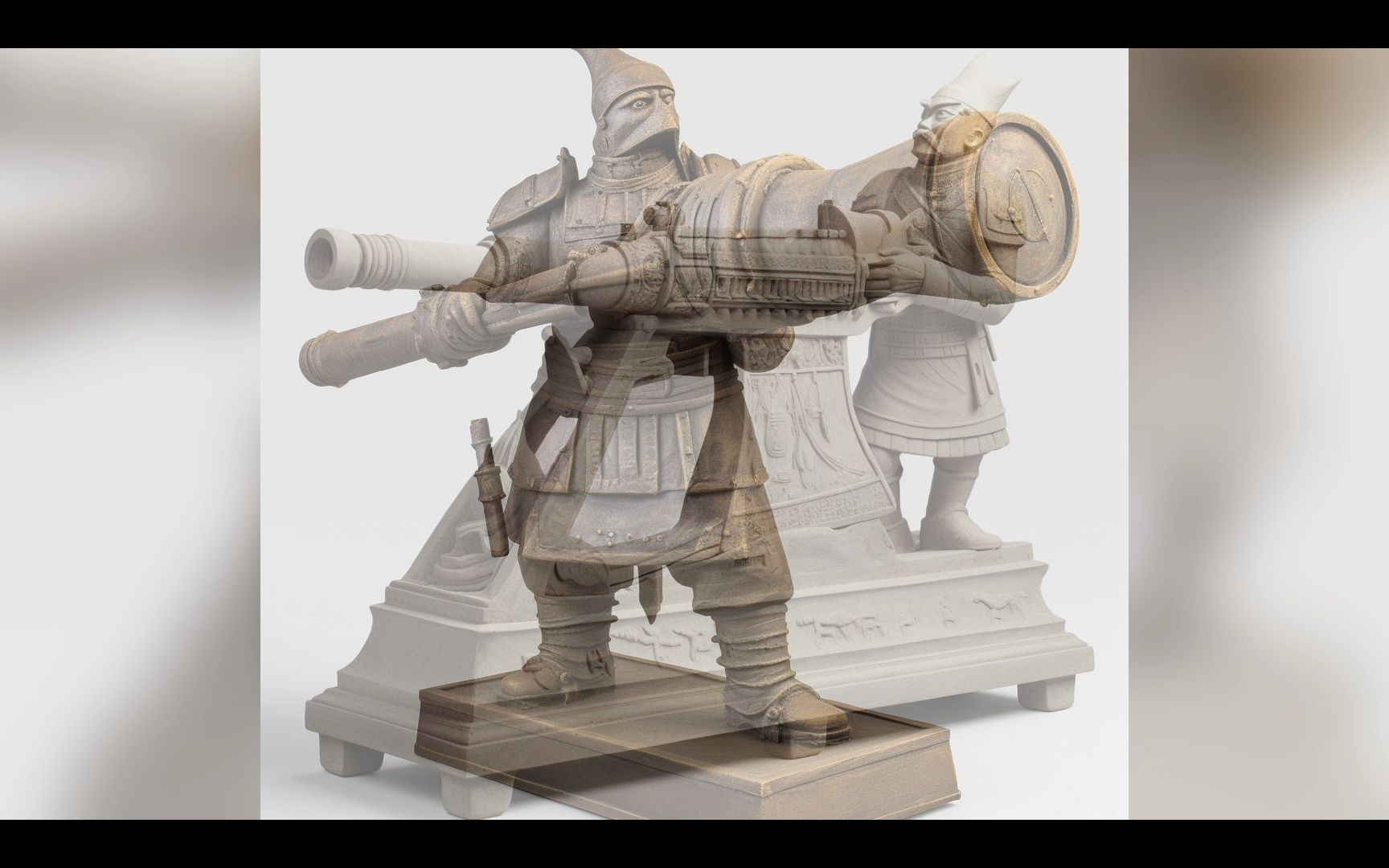 蹭个热度致敬AI，现代化秦兵