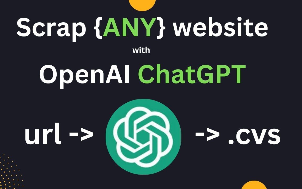 【爬虫神器】用ChatGPT助你轻松爬取任意网站