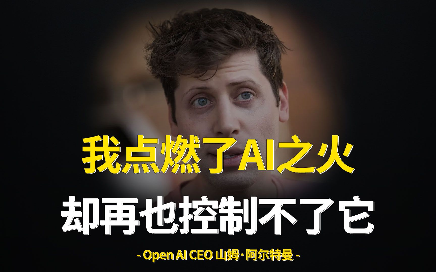 OpenAI CEO：我点燃了AI之火却无法控制它