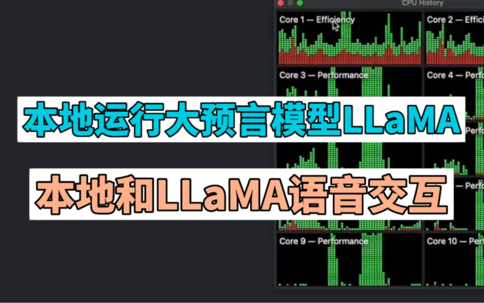 AI技术—本地运行LLaMA大语言模型，并且通过语音与LLaMA进行交互