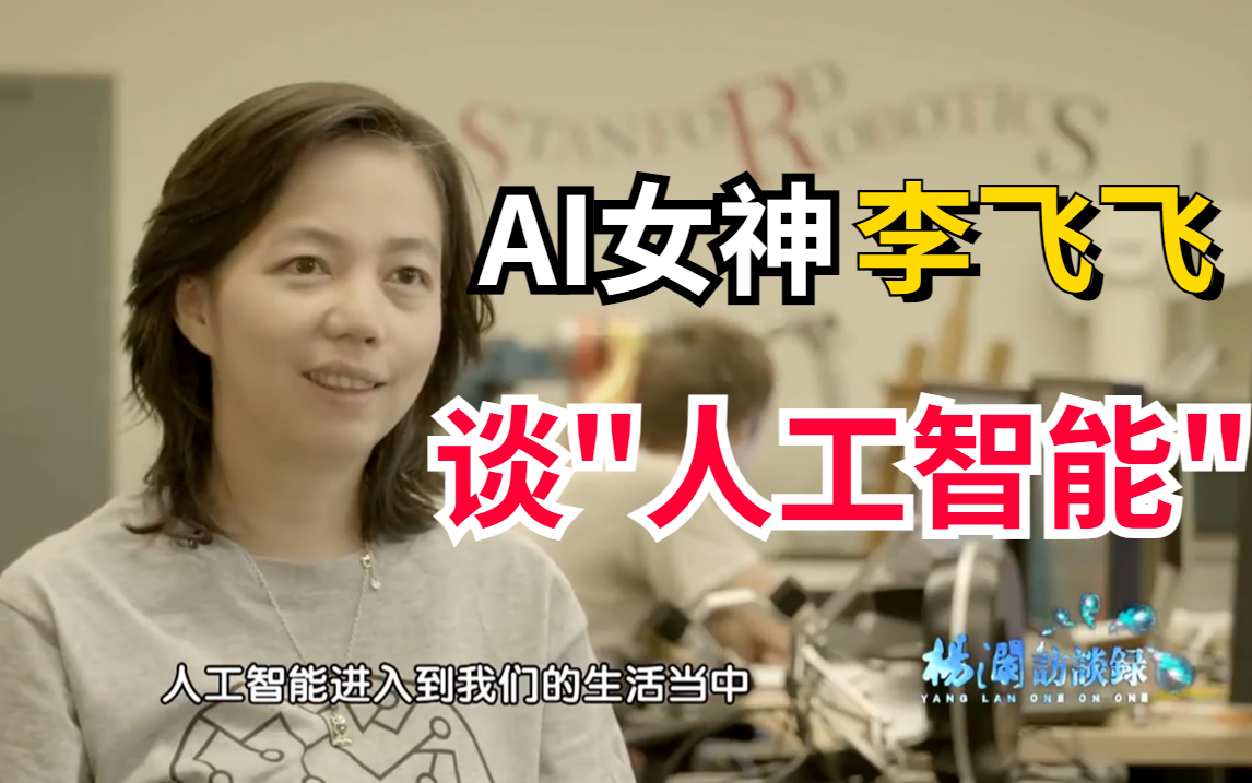 【迷茫？焦虑？】三院院士、斯坦福终生AI教授李飞飞谈“人工智能”的未来与发展！！-AI/深度学习/计算机视觉/机器学习