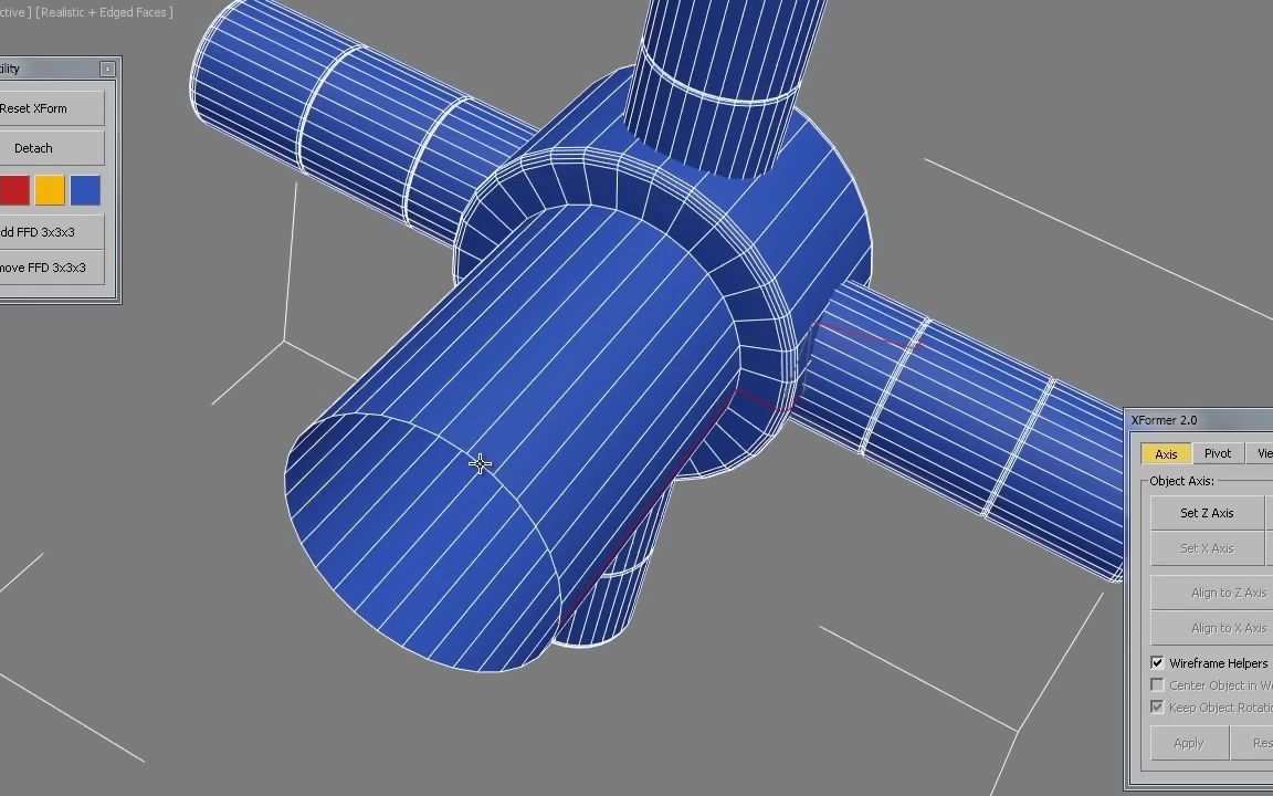 XFormer恢复转换对象3dsmax插件 演示视频 RRCG