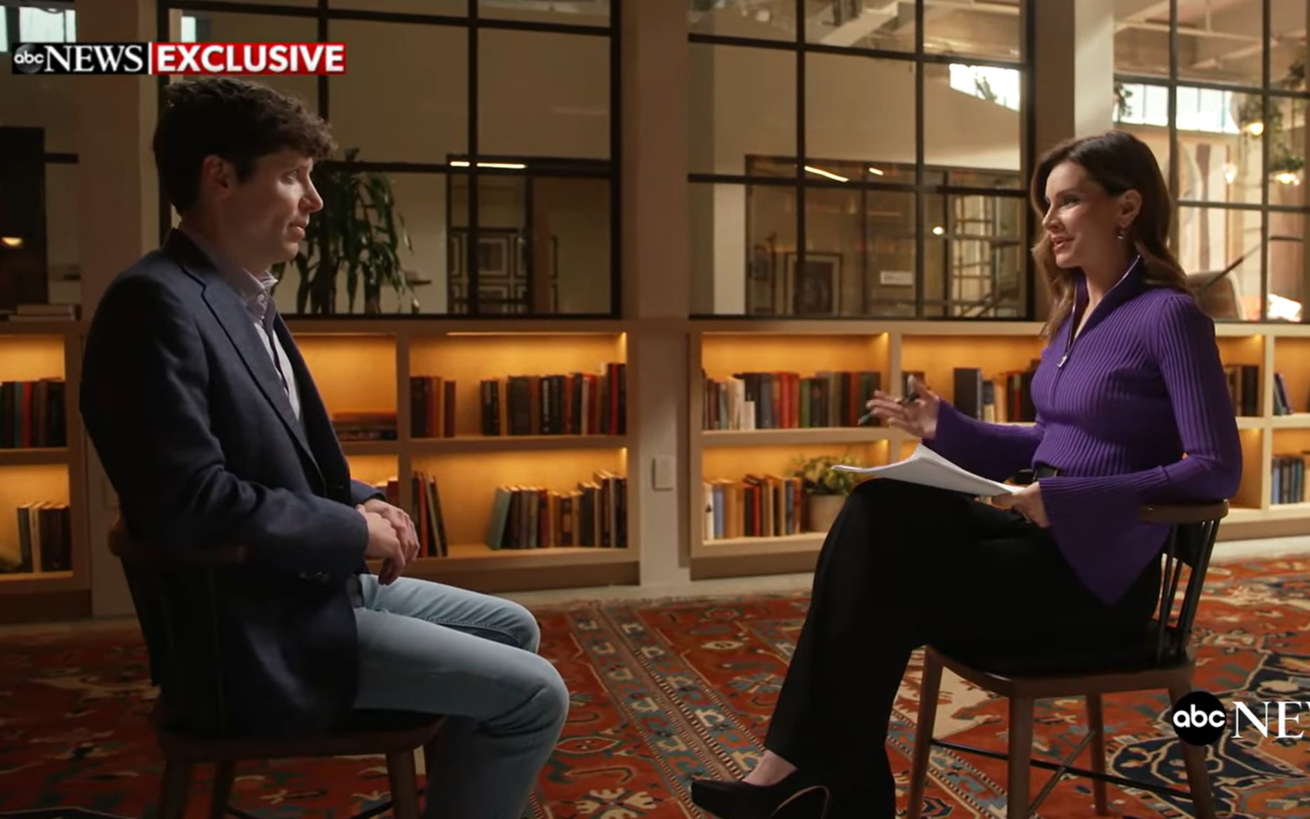 OpenAI公司CEO谈风险和AI人工智能如何重塑社会