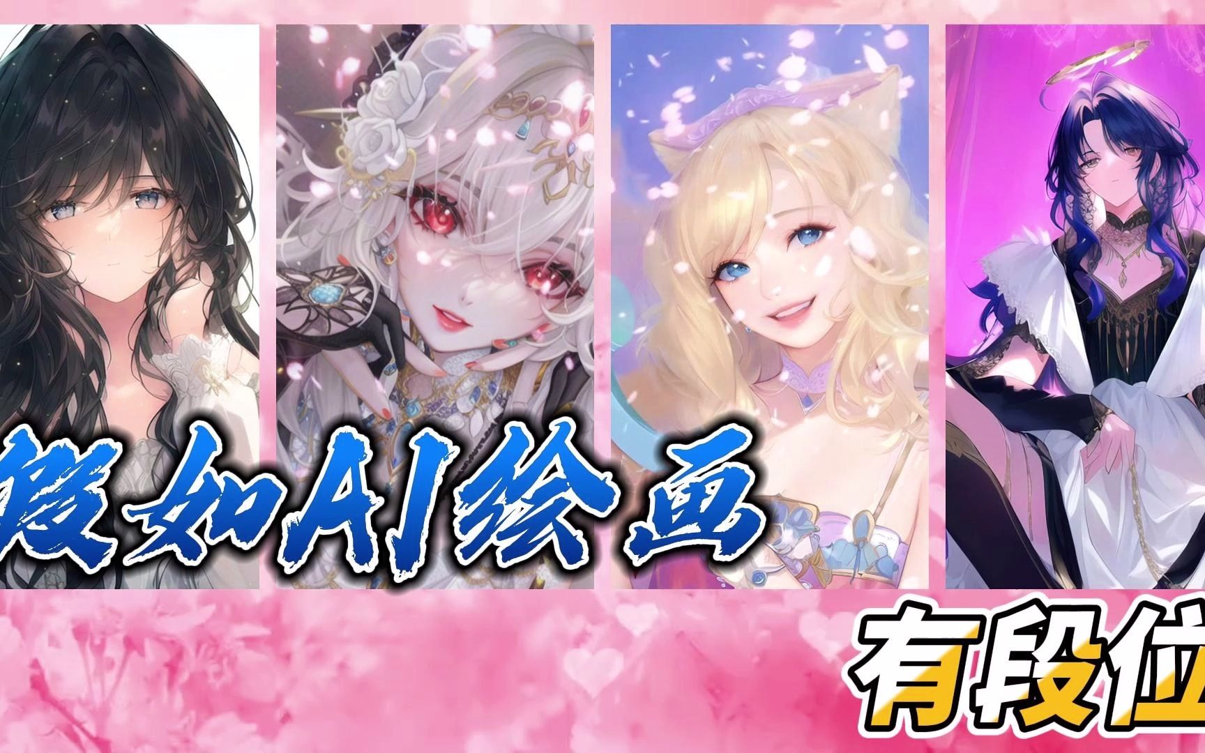 假如AI绘画有段位，青铜绘画太抽象，王者绘画比本人更美