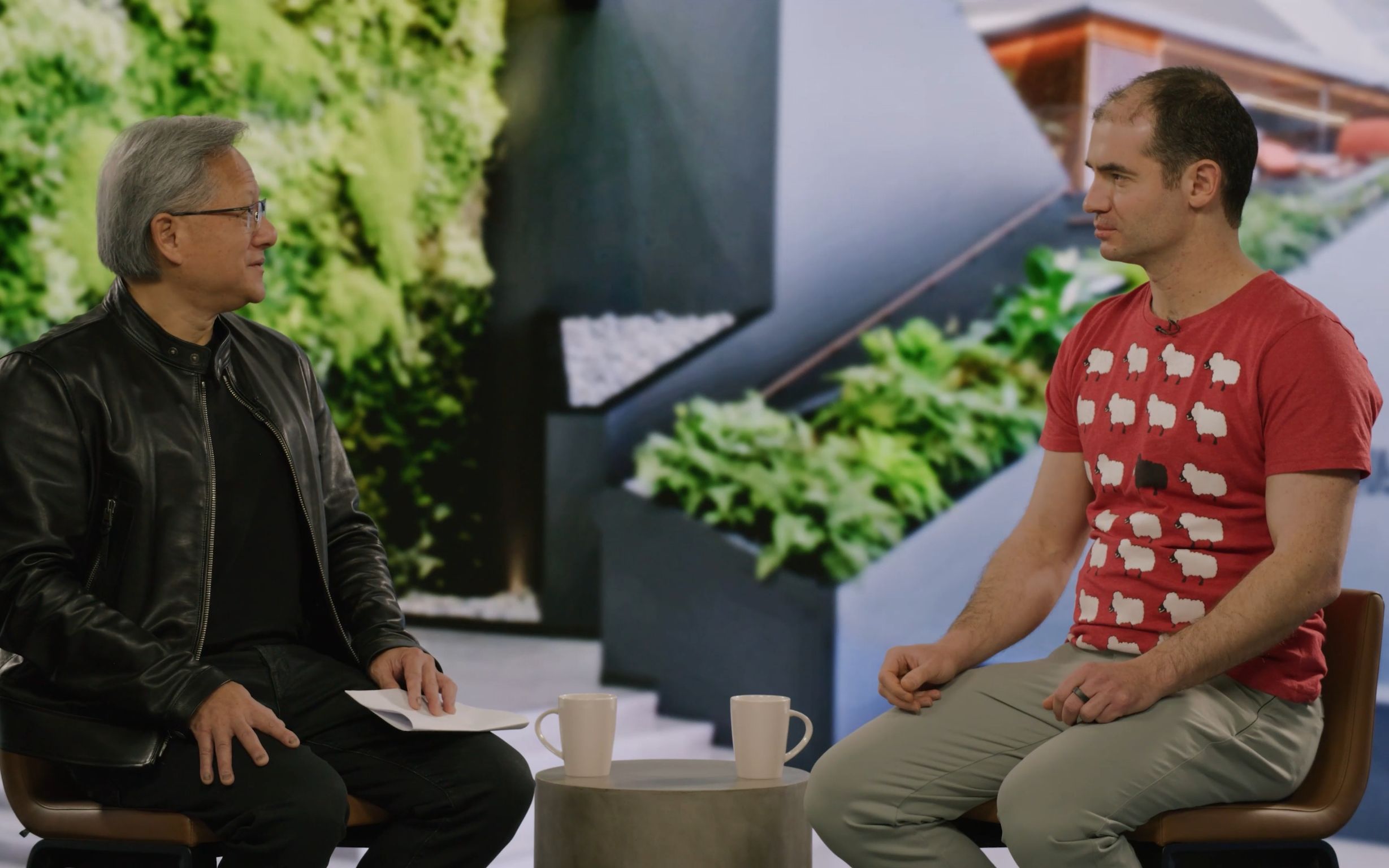 黄仁勋与OpenAI首席科学家Ilya Sutskever的炉边谈话 4K 中文字幕